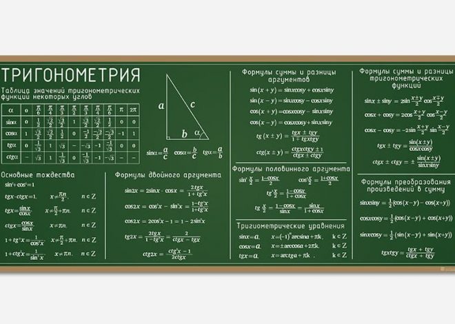 Тригонометрия: от основ до практического применения